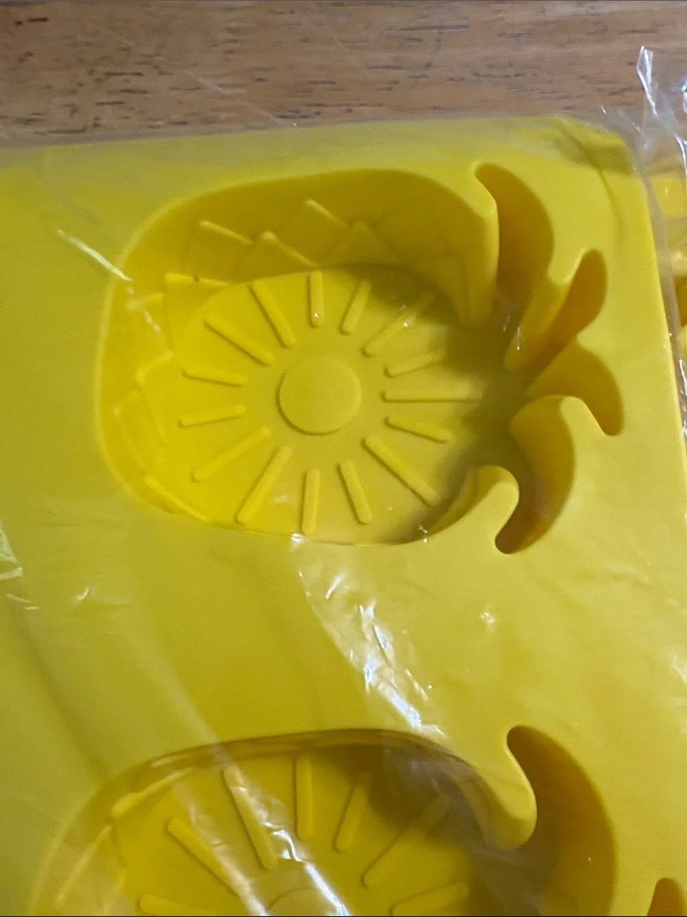 Yellow Pineapple Silicone Mold Tray for Home Parties set of 2